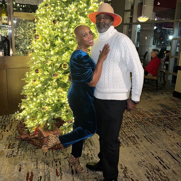 ONE SHOULDER VELVET RUCHED STRAIGHT LEG JUMPSUIT - Picture 6 of 6